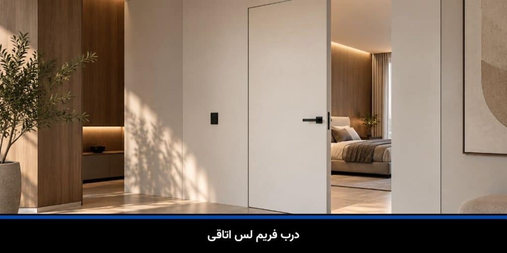 درب فریم لس اتاقی