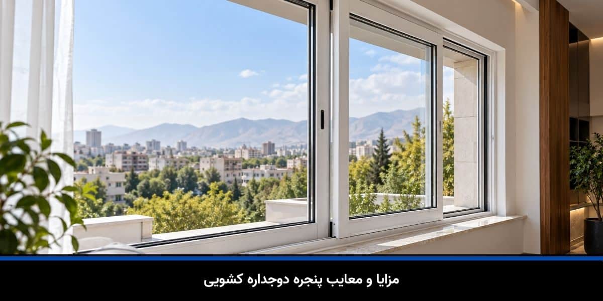 مزایا و معایب پنجره دوجداره کشویی
